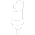 GENERAL MOTORS 84518405 Windshield Washer Pump