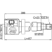 inner cv joint right 23x40x23