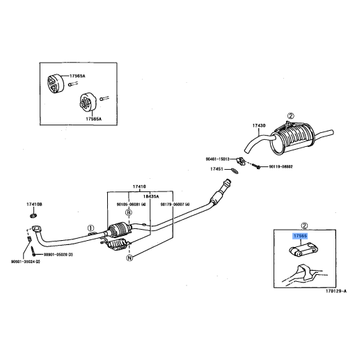 SUPPORT/EXHAUST