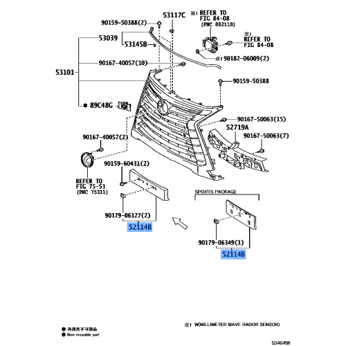 Bracket(L) F  Bumper