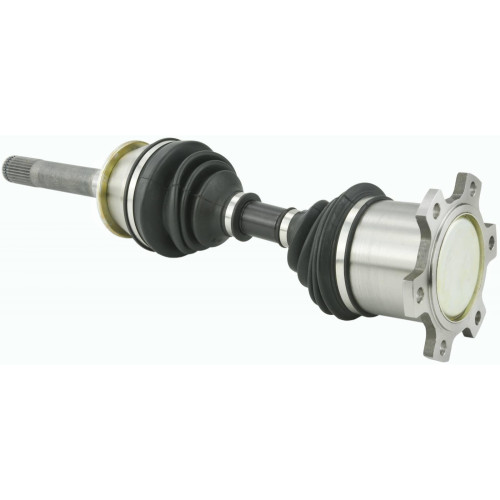 CV Axle Shaft Assembly - FEBEST 1414-MUS - Right Front Axle - Fits SsangYong Korando Musso