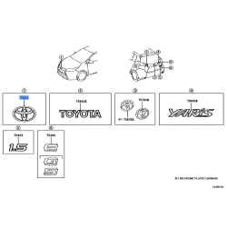 Emblem,Radiator Grille  Or Front Panel