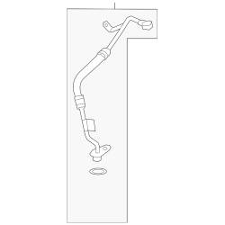 BMW Oil Feed Line, Exhaust Turbocharger 11427934655
