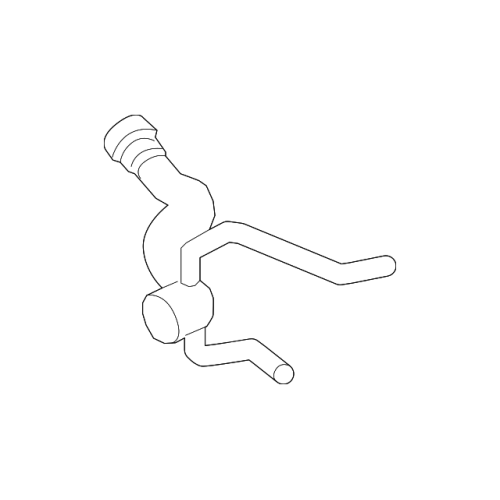 Bmw Coolant Hose F01 F02 F06 F07 F10-F13 17127580957