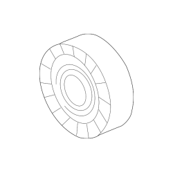 Drive Belt Idler Pulley - BMW E60 525i 530i E83 X3 M54