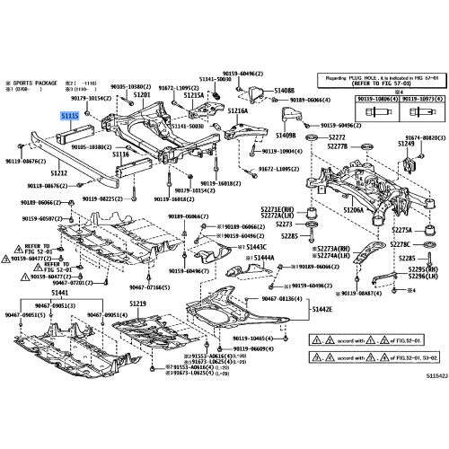 LEX RAIL SUB ASSY