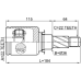 rear inner cv joint 22x36x22