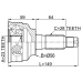 outer cv joint 23x56x28