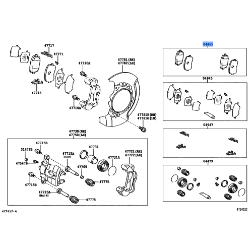 Pad Kit, Front