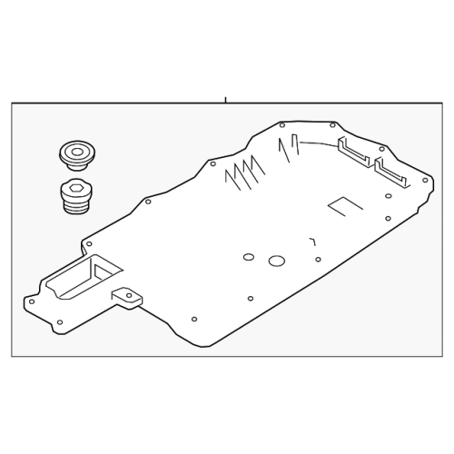 Oil Pan For Bmw 24118632189