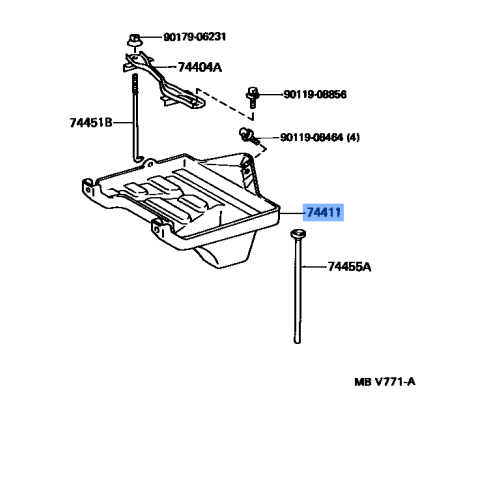 Battery Tray - Toyota