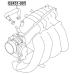 Crankcase breather hose