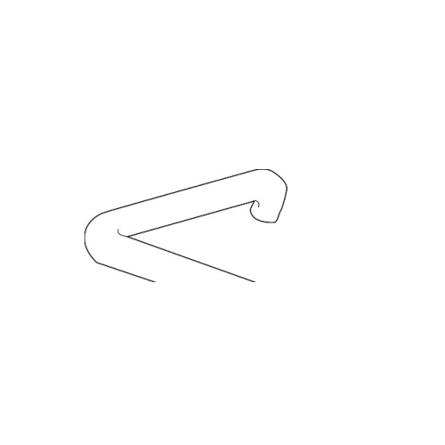 Heater Hose - BMW 7 Series E38 Engine Return to Heater Core