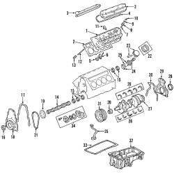 GENERAL MOTORS 12482062 Valve Stem Oil Seal Set Engine