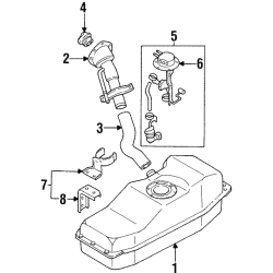 NISSAN 17251-79920 Genuine Cap Filler