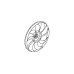Genuine Nissan Fan Blade 21486-JK60A