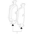 BMW 34216778168 Rear Brake Pad Set