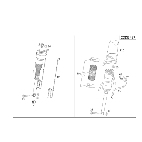 Shock Absorber S430 S500