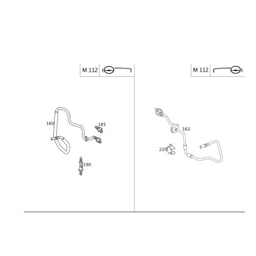 Servo Hose Db W203,W209