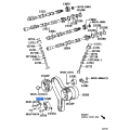 Toyota TENSIONER ASSY, CHAIN, NO.1 - Genuine OEM 13540-20040