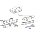 TOYOTA 51782-60220 Genuine Step Panel Left Hand