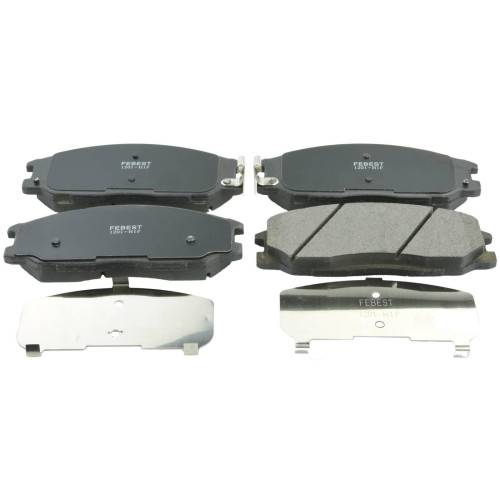 pad kit, disc brake, front - kit (with anti squeal shim)