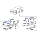 Toyota Bracket Sub-Assy, Side Step, No.2 - 51077-60090