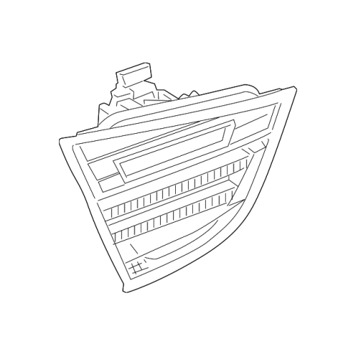 BMW E90 328i 335i M3 Genuine Left Inner Tail Light Assembly on Trunk Lid