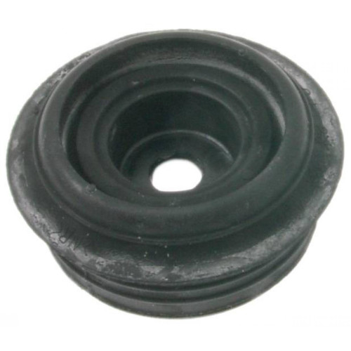 Rear shock absorber mounting