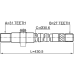 axle half shaft right 27x429x31