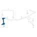 Genuine GM Stabilizer Bar Link 92195849
