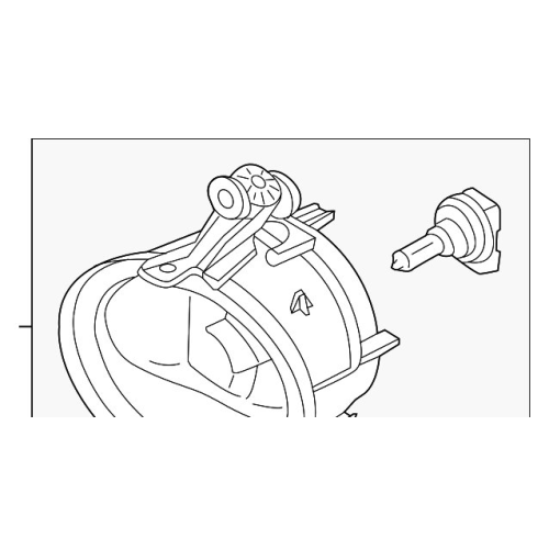 BMW X6 E71 E72 Front Left Fog Light