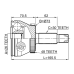 outer cv joint 26x73x30
