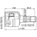 inner cv joint left 25x38x30