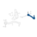 GENERAL MOTORS 23317365 Front Driver Side Rear Lower Control Link