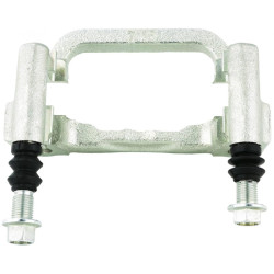 Rear brake caliper bracket carrier set