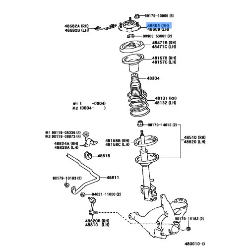 Support Sub-Assy,Front Suspension,Rh Le