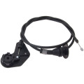 Cable assembly hood lock control