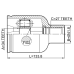 inner cv joint right 34x41.8x27