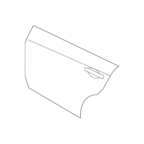 Panel-Rear Door,Outer Lh