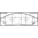 Brake Pad Set, Disc Brake - Nissan Armada/Frontier/Navara/Pathfinder/Xterra