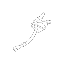 Battery Cable - Negative with Intelligent Battery Sensor (IBS) OEM HELLA for BMW