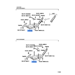 Battery Tray Carrier Sub-Assy - Toyota Land Cruiser 70 Series 1985-2007