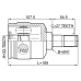 inner cv joint left 33x41x27