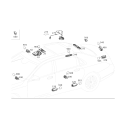 MERCEDES-BENZ 0009063205 Interior Courtesy Light Lamp