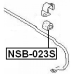 front stabilizer bar bush d22
