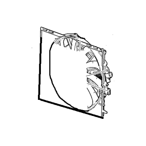 GENERAL MOTORS 84001483 Engine Cooling Fan Assembly