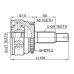 outer cv joint 27x70.2x29