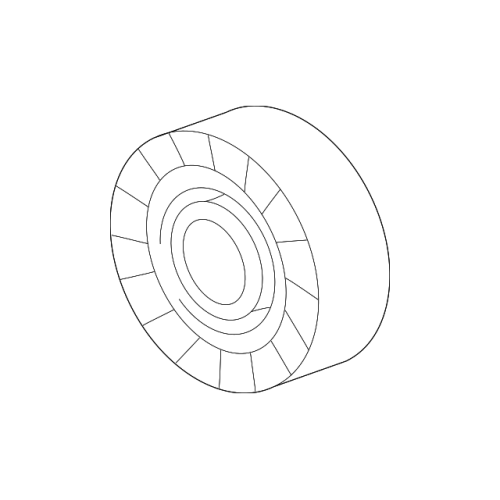 Tensioner Pulley, V-Ribbed Belt E36 E39 E60 E65 E83 E53