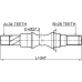 axle half shaft right 34x347x26